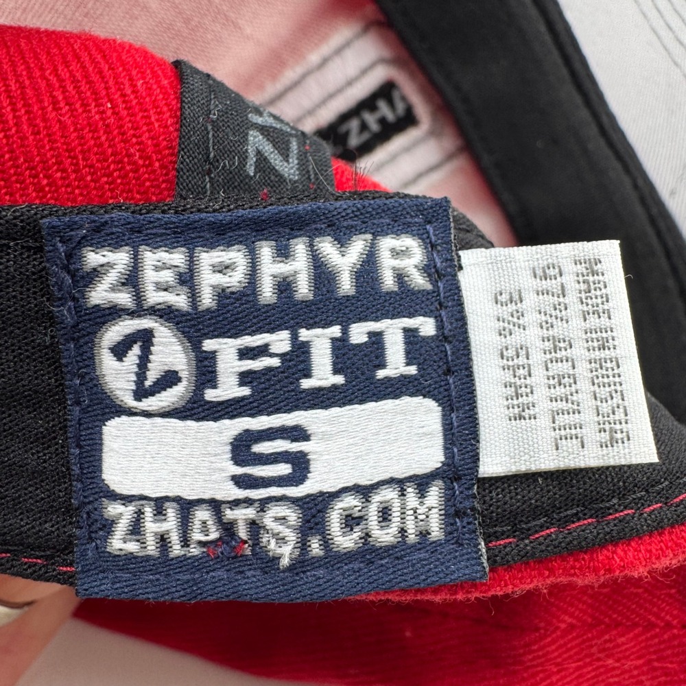 Zephyr Ohio State Buckeyes Hat Unisex Small Red Excellent Z-Fit Stretch Cap - Picture 7 of 7